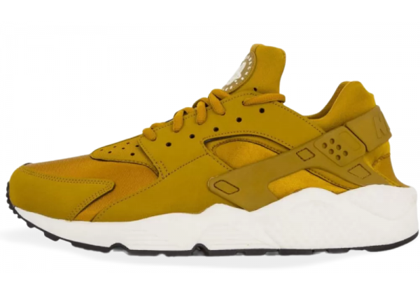 Кроссовки Air Huarache RUN Bronzine желтые