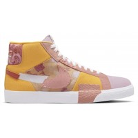 Nike SB Zoom Blazer Mid PRM розово-оранжевые