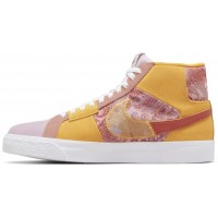 Nike SB Zoom Blazer Mid PRM розово-оранжевые