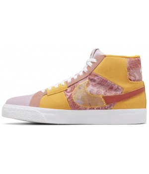 Nike SB Zoom Blazer Mid PRM розово-оранжевые