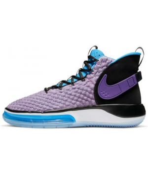 Кроссовки Nike Alphadunk фиолетовые с белым