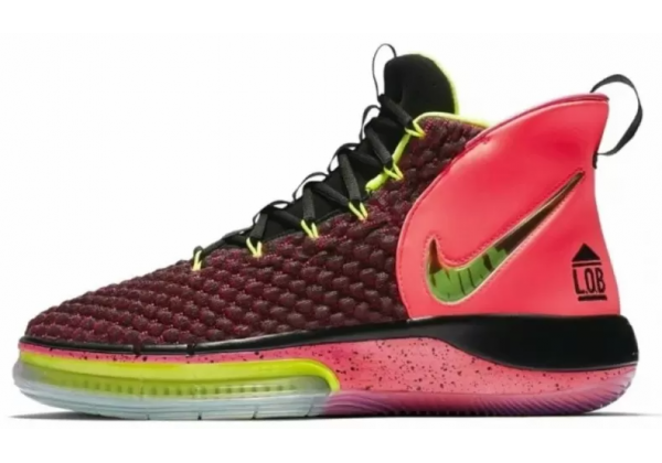  Кроссовки Nike Alphadunk черные с розовым