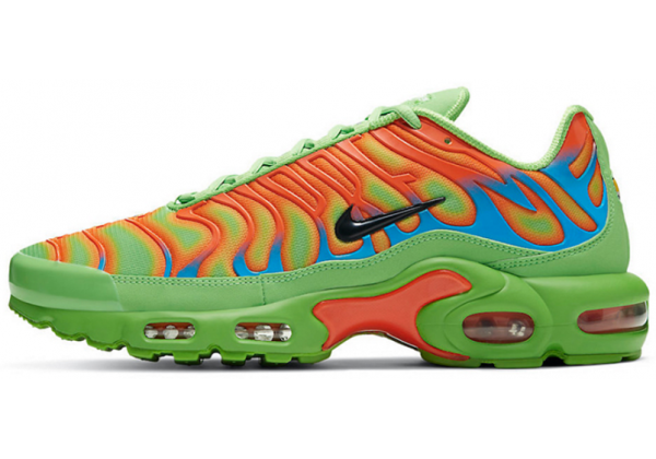 Кроссовки Nike Air Max Plus x Supreme зеленые