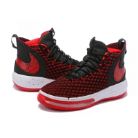  Кроссовки Nike Alphadunk красные с черным