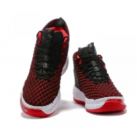  Кроссовки Nike Alphadunk красные с черным