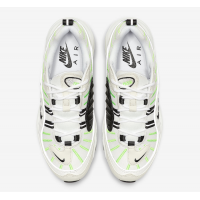 Кроссовки Nike Air Max 98 белые с зеленым