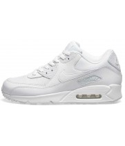 Кроссовки Nike Air Max 90 Leather White с мехом