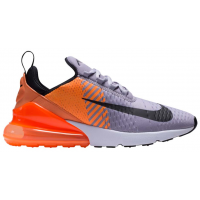 Кроссовки Nike Air Max 270 серые с оранжевым