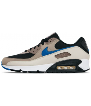 Кроссовки Nike Air Max 90 черно-бежевые 