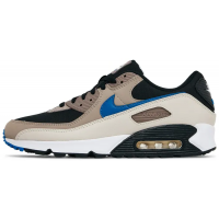 Кроссовки Nike Air Max 90 черно-бежевые 