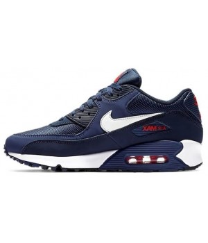 Кроссовки Nike Air Max 90 PREMIUM синие с белым