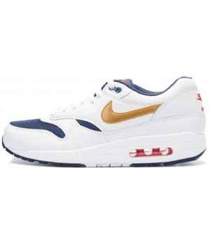 Nike Air Max 1 87 бело-золотые