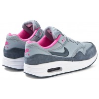Кроссовки Nike Air Max 1 87 серые замшевые