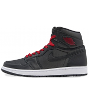 Кроссовки Nike Air Jordan черно-бордовые