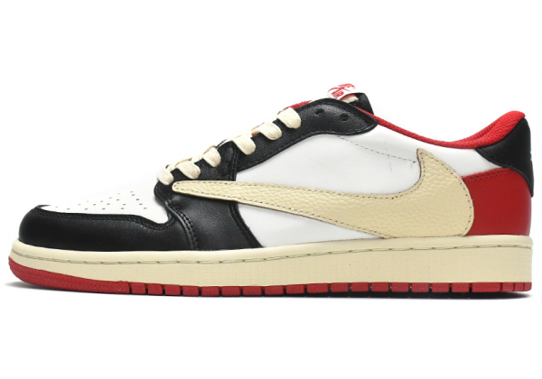 Nike x Travis Scott Air Jordan 1 Low White Red