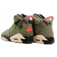 Кроссовки Nike Air Jordan высокие хаки