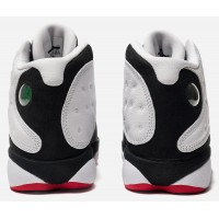 Nike Air Jordan 13 Black White (Черные с белым)