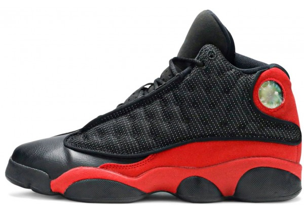 Nike Air Jordan 13 Black Red (Черные с красным) 