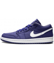 Кроссовки Air Jordan 1 Low SE синие с белым