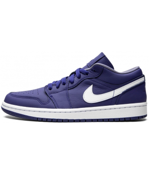 Кроссовки Air Jordan 1 Low SE синие с белым