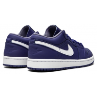 Кроссовки Air Jordan 1 Low SE синие с белым