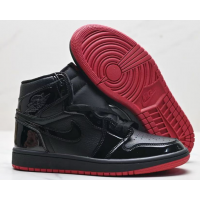 Nike Jordan 1 All Black Red