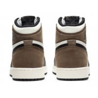 Nike Air Jordan 1 High Dark Mocha с мехом