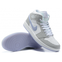 Nike Air Jordan 1 Retro High Wolf Grey Aluminum зимние