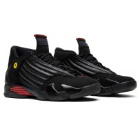 Nike Air Jordan Retro 14 Black (черные с красным) 