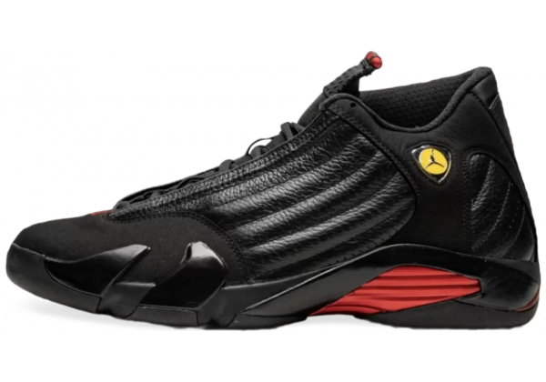 Nike Air Jordan Retro 14 Black (черные с красным) 