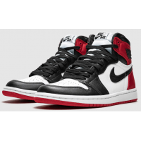 Кроссовки Nike Air Jordan 1 High Satin Black Toe
