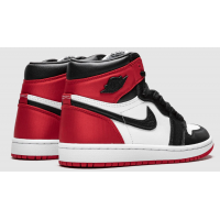 Кроссовки Nike Air Jordan 1 High Satin Black Toe