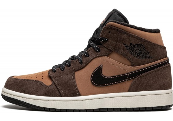 Nike Air Jordan 1 Retro Mid Earthy Brown