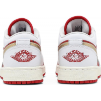 Nike Air Jordan 1 Low White Red Gold