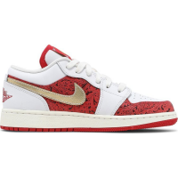 Nike Air Jordan 1 Low White Red Gold