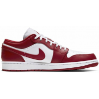 Nike Air Jordan Retro 1 Low Red White Og (красные с белым)