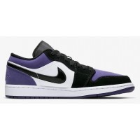 Кроссовки Nike Air Jordan 1 Low Black Court Purple