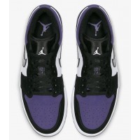 Кроссовки Nike Air Jordan 1 Low Black Court Purple