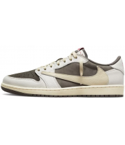 Кроссовки Nike Air Jordan 1 x Travis Scott Low OG Reverse Mocha