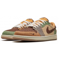 Nike Air Jordan 1 Low X Zion Williamson Voodoo с мехом