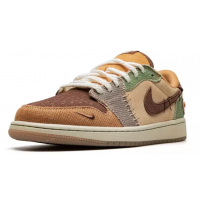 Nike Air Jordan 1 Low X Zion Williamson Voodoo с мехом