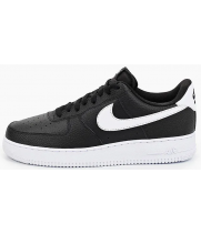 Мужские кроссовки Nike Air Force черно-белые