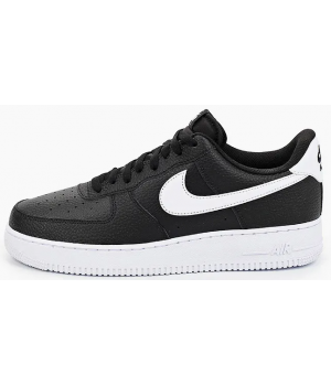 Мужские кроссовки Nike Air Force черно-белые
