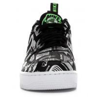 Кроссовки Nike Air Force с узорами черные