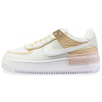 Кроссовки Nike Air Force с ромашкой белые 