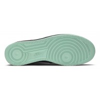 Кроссовки Nike Air Force замшевые черно-красные