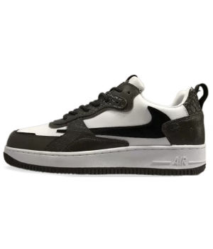 Кроссовки Nike Air Force коричнево-белые