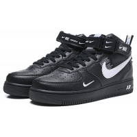 Nike кроссовки Air Force 1 07 LV8 Utility Mid And The Swoosh Black