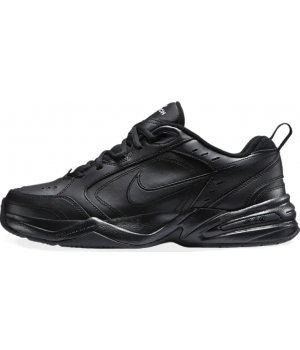 Nike Air Monarch 4 Triple Black с мехом