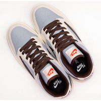 Кроссовки Air Force 1 серо-голубые 